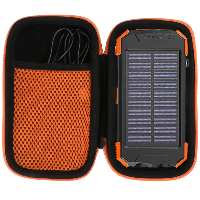 Aenllosi Hard Carrying Case Compatible with Solar Power Bank Qi Charger 10,000mAh