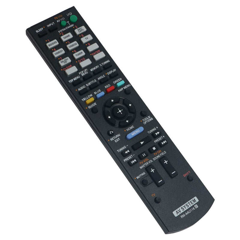 RM-AAU116 Replace Remote Control fit for Sony AV Receiver Home Theater System Audio HT-DDW3500 SS-CNP3500 SS-MSP3500 SS-SRP3500 SS-WP3500 STR-DH520 STR-DH710 STR-DH750 STR-DH830 STR-DN850 STR-K3500SW