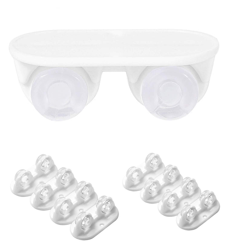 Adhesive Caster Wheels, Non Swivel Castors, Furniture Storage Box Pulley, Mini Self Adhesive Caster Wheels for Trash Can, Baby Toys Car, Cloth Bin, Container, Cabinet, Moving Carton (Pack of 8)
