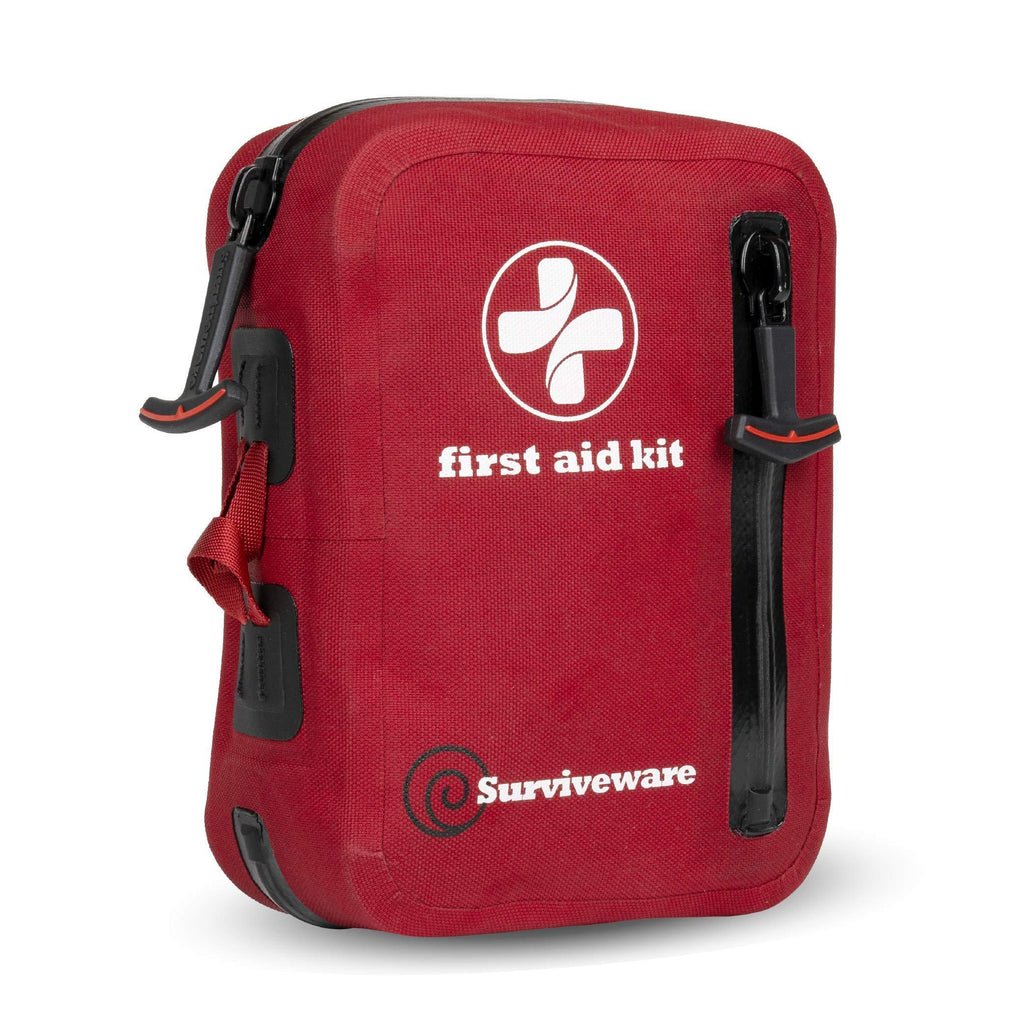 Surviveware Survival Waterproof First Aid Kit, Labeled Compartments for The Outdoors and Travel, Small Small (Pack of 1)