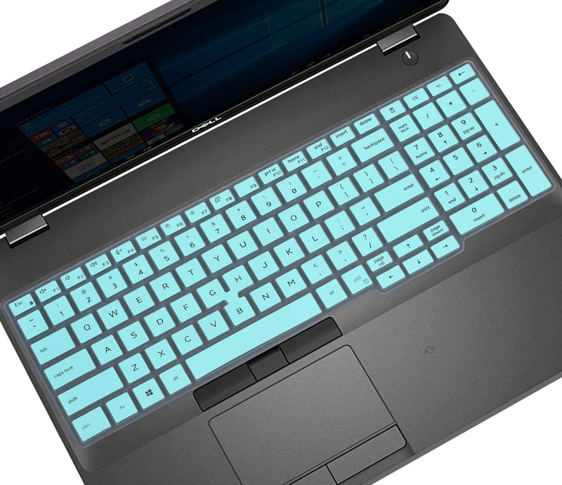 Keyboard Cover for Dell Latitude 5500 5501 5510 5511 15.6" and Dell Precision 3540 3541 15.6(with Point), Dell Latitude 5510 Cover -Mint Mint