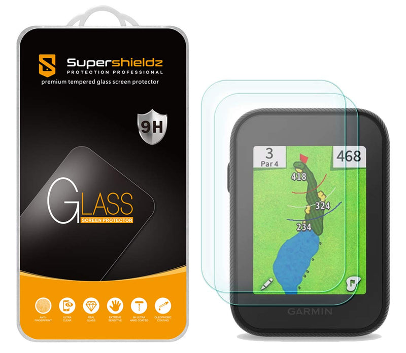 (2 Pack) Supershieldz Designed for Garmin Approach G30 Tempered Glass Screen Protector, Anti Scratch, Bubble Free