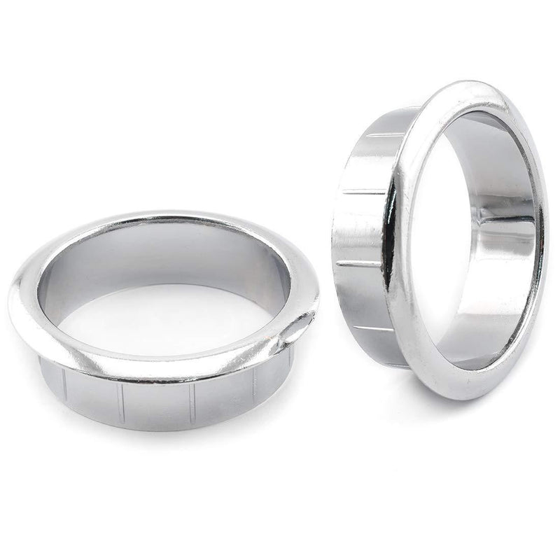 2 Inch (50mm) Zinc Alloy Desk Grommets, SDTC Tech 2 Pcs Wire Cable Metal Hole Cover Grommet Organizer for Managing and Protecting Cord 50mm - 2pack