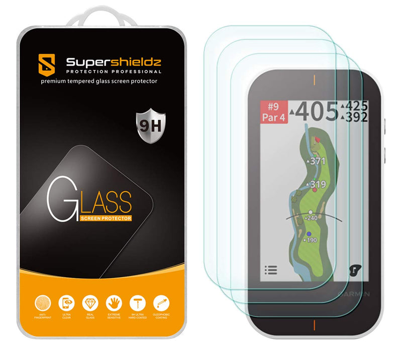 (3 Pack) Supershieldz Designed for Garmin Approach G80 Tempered Glass Screen Protector, Anti Scratch, Bubble Free
