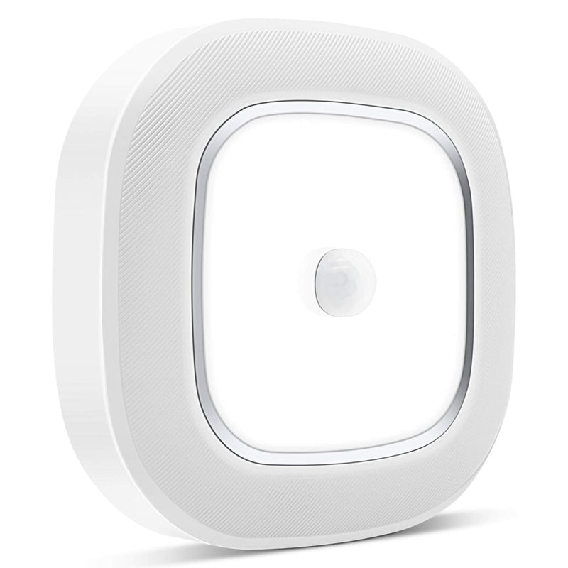 Motion Sensor LED Ceiling Light Battery Operated, WhitePoplar Wireless Motion Sensing Activated LED Light 300LM White Indoor for Closet Cabinet Stairs Kitchen Laundry Bedroom Basement Garage Hallway Cool White