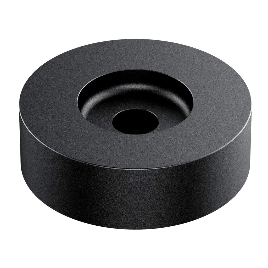 45 RPM Adapter, for 7 inch Vinyl Record Dome 45 Adapter and Technics Turntable, Aluminum Black