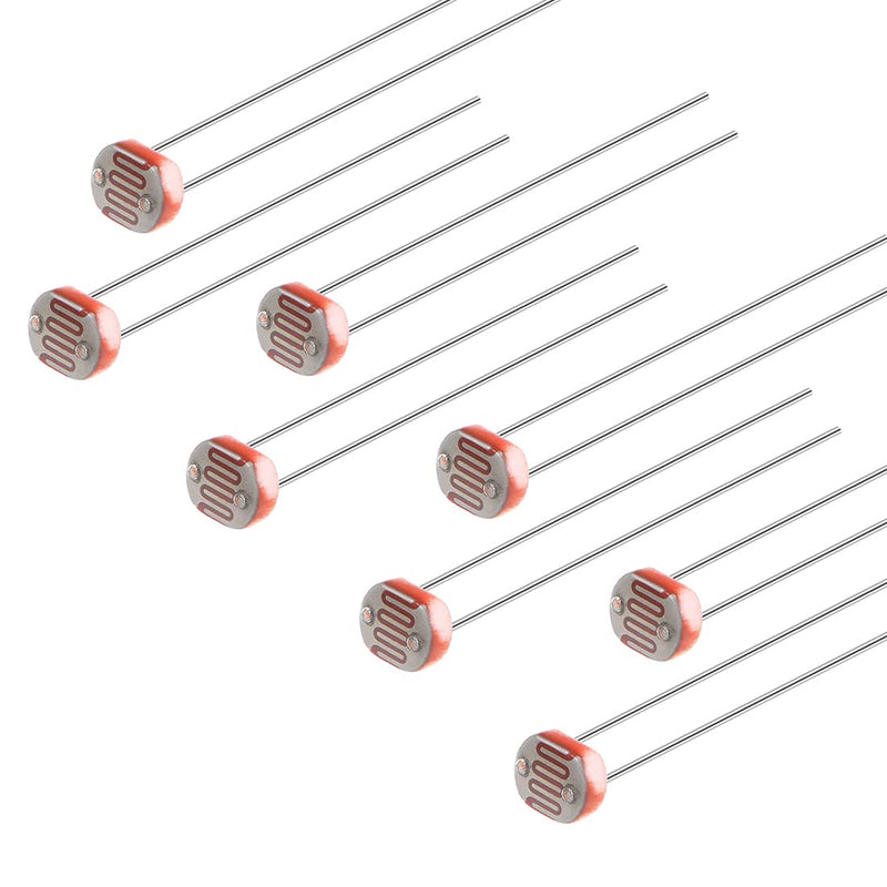 uxcell 10pcs Photoresistor LDR 4mm Light-Dependent Resistor Sensor GL4516