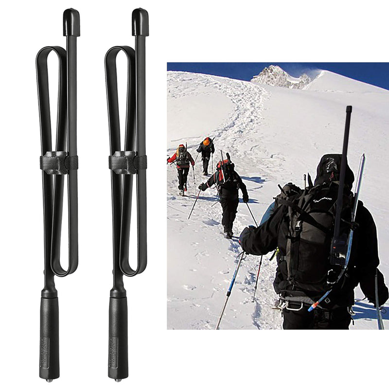 Bingfu Foldable CS Tactical SMA Female Ham Radio Antenna 2-Pack Dual Band VHF UHF 136-520MHz 28.3 inch Antenna for Kenwood Baofeng BF-F8HP UV-5R UV-82 BF-888S GT-3 Ham Two Way Radio Walkie Talkie 2-Pack 28.3 inch Antenna
