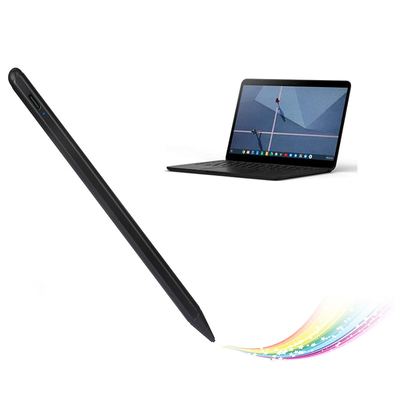 Google Pixelbook Stylus Pen, Active Capacitive Digital Pencil Compatible with Google Pixelbook Stylus Pens,Good for Sketching and Note-Taking Pens with Type-C Rechargeable, Black
