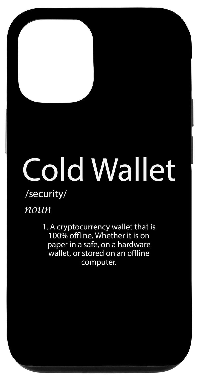iPhone 12/12 Pro What is A Cold Wallet Cryptocurrency Crypto Bitcoin Wallet Case iPhone 12/12 Pro