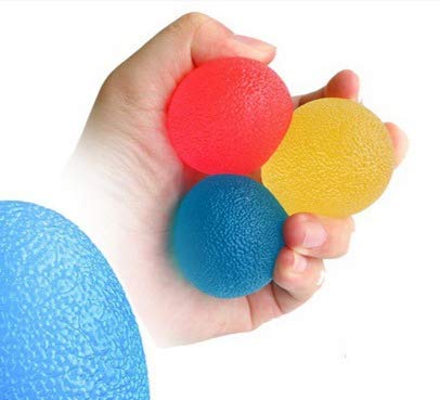 3 Pack Stress Relief Ball for Adult Anxiety and Sensory Toys for Kids Fidget - Gel Squishy Balls for ADHD, Autism - Hand Exercise Balls with 3 Levels Squeeze Resistance for Grip Strength Trainer