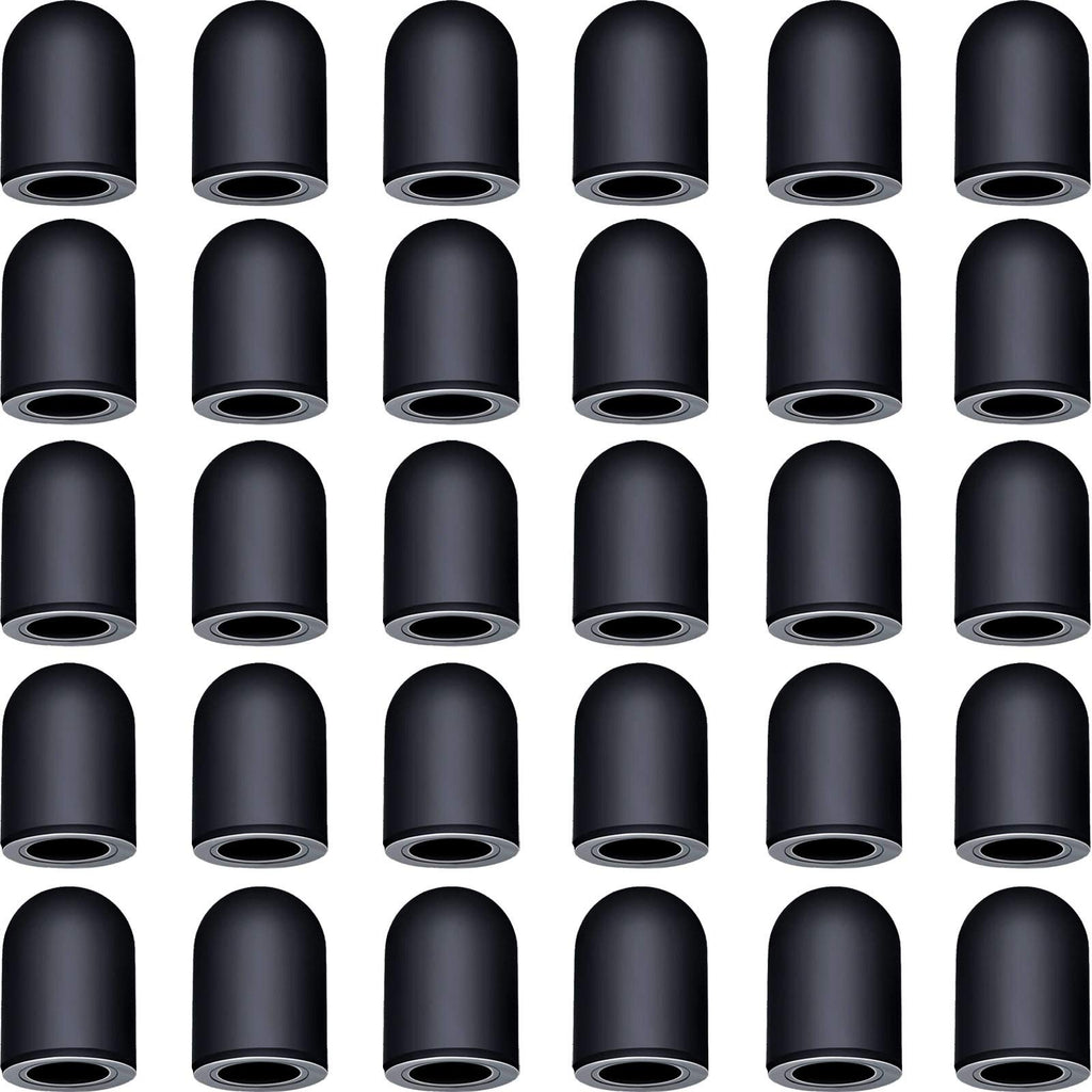 Zonon 30 Pieces Replacement Stylus Tips Conductive Touch Screen Pens Tips Capacitive Silicone Rubber Stylus Tips for Touch Screen Pens, No Touch Door Opener Tools (0.19 Inch)