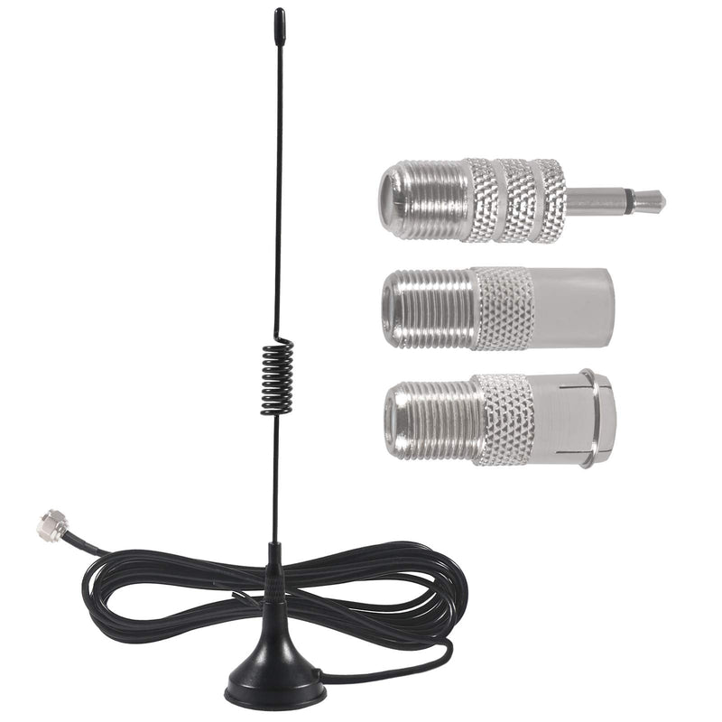 ACEIRMC FM Stereo Antenna, Magnetic Base 75 Ohm FM Antenna Kit for Yamaha Onkyo Bose, etc Stereo Receiver Indoor Table Top Radio Receiver Antenna