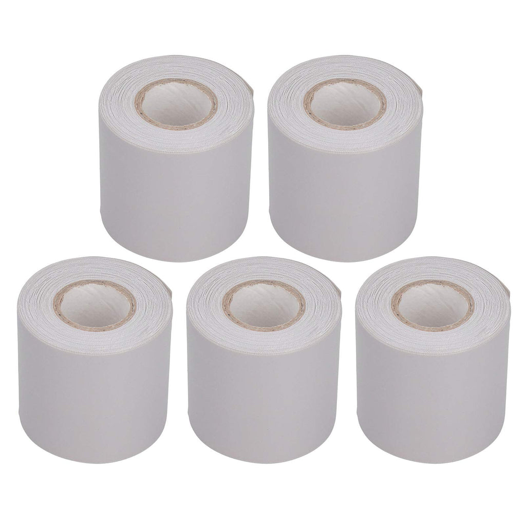 TOPINCN 5pcs Air Conditioner Pipe Tape PVC Oil-Resistant Tube Protective Portable Wrapping Tapes 6cm/2.4in Width(Grey) Gray