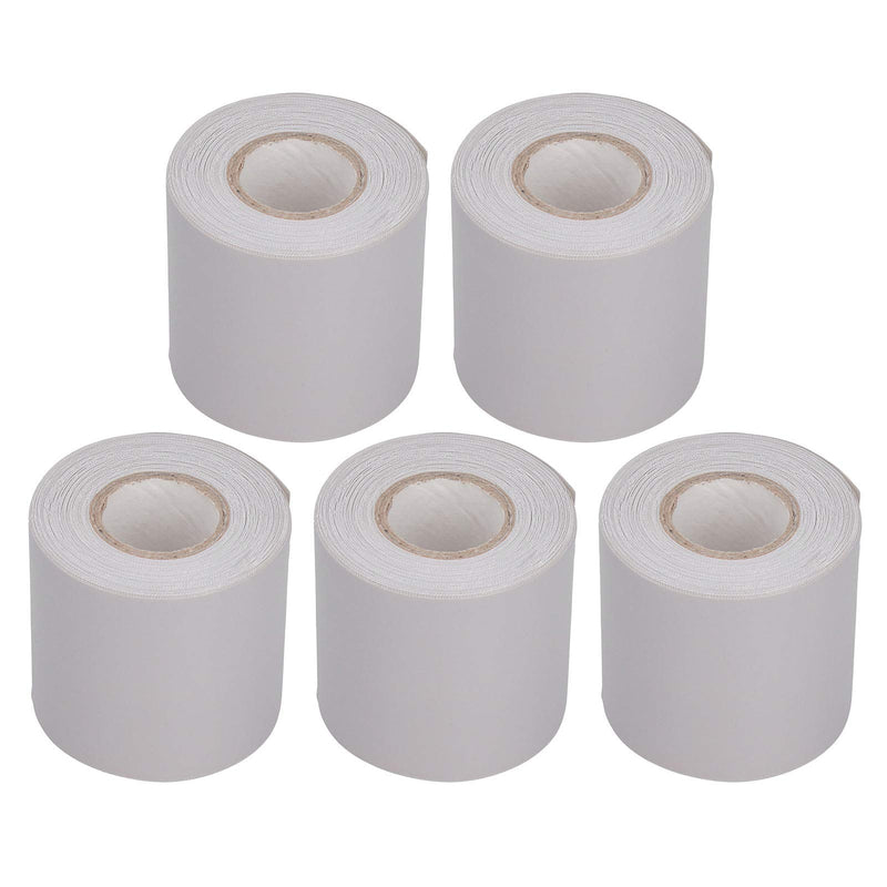 TOPINCN 5pcs Air Conditioner Pipe Tape PVC Oil-Resistant Tube Protective Portable Wrapping Tapes 6cm/2.4in Width(Grey) Gray