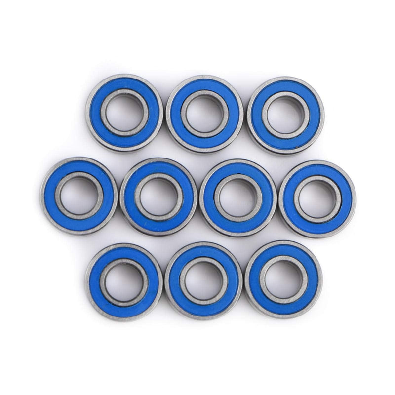 Replacement Precision Ball Bearings, Flanged Ball Bearings, 5x11x4mm Bearing, Mr115-2rs Bearing Steel Double Shielded Deep Groove Ball Bearing for Rail Track Linear Motion System