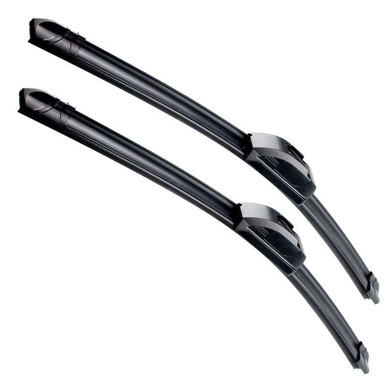 OEM Quality 13''+13''Premium All-Season Durable and Quiet Auto Replacement Windshield Wiper Blades(Set of 2) 13"+13"(Pair for Front Windshield)