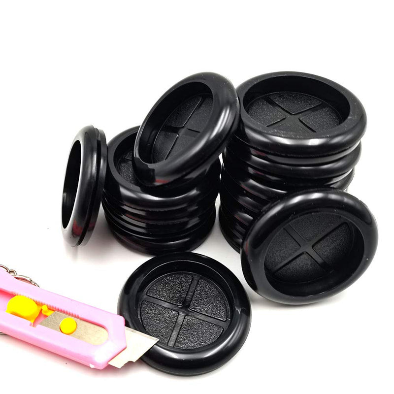 Rubber Grommet, 1-3/16" Inside Diameter 1-3/8"Drill Hole, Rubber Hole Plug,Synthetic Rubber Grommets Wire Protection,Firewall Plug Grommet,15 PCS 1-3/16" ID 1-3/8"Drill Hole