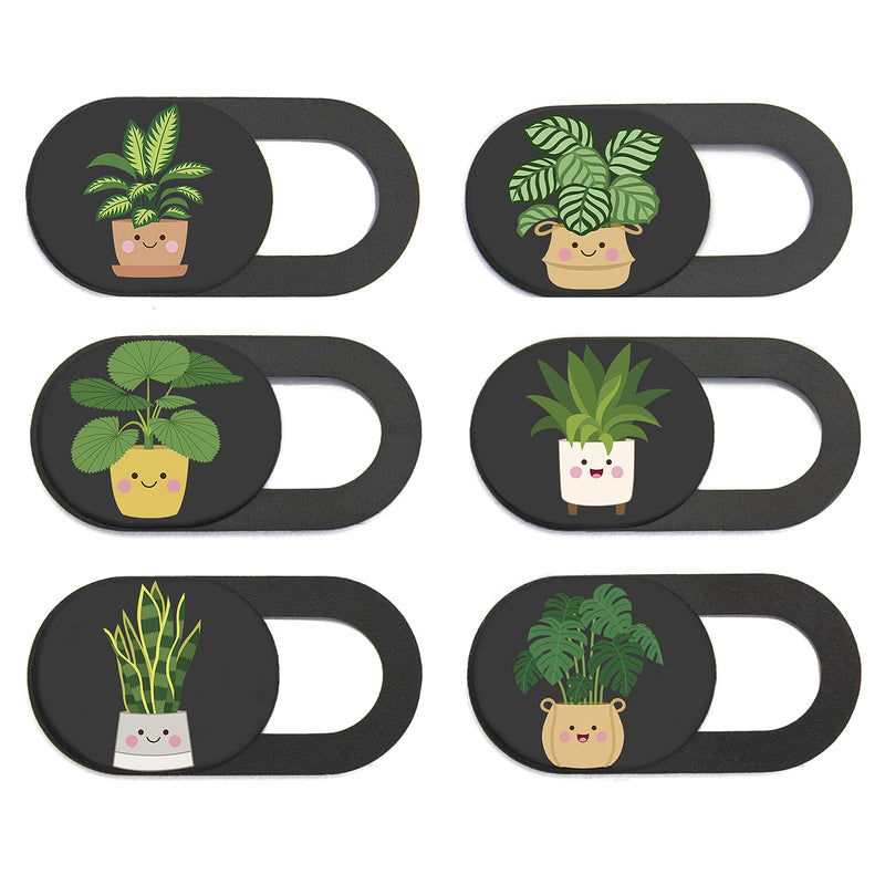 MESMOS Laptop Camera Cover Slide Cute - Webcam Cover Slide Cute - Phone Camera Blocker - Web Cam Privacy Cover. Fits iMac, iPad, iPhone, Computer, MacBook Pro, MacBook Air, Surface Pro (Plants) Plants