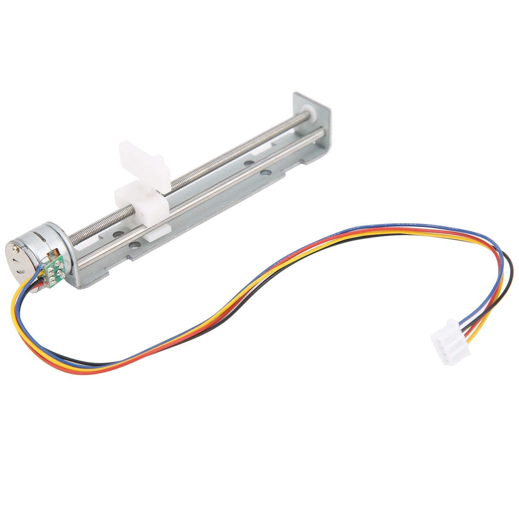 Electric Linear Guide Rail Motion Slide Actuator Module 80mm Stroke Driven by 2Phase 4Wire Stepper Motor for DIY CNC Linear Position Kit Engraving Machine