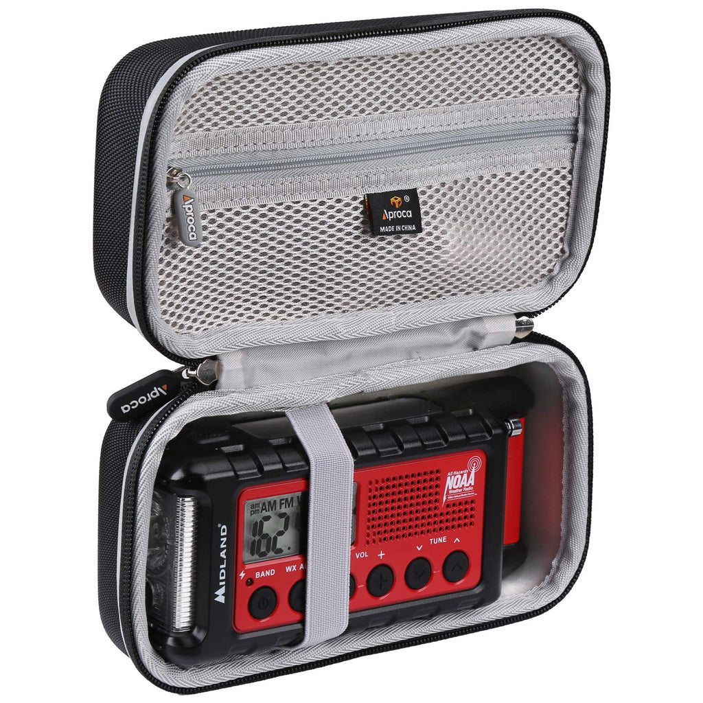 Aproca Hard Travel Storage Case, for Midland ER310 Emergency Crank Weather AM/FM Radio