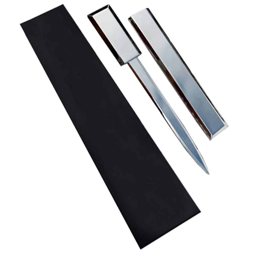 NUOBESTY Letter Opener Stainless Steel Hand Envelope Slitter Envelope Opener Paper Knife with Gift Box for Home Office