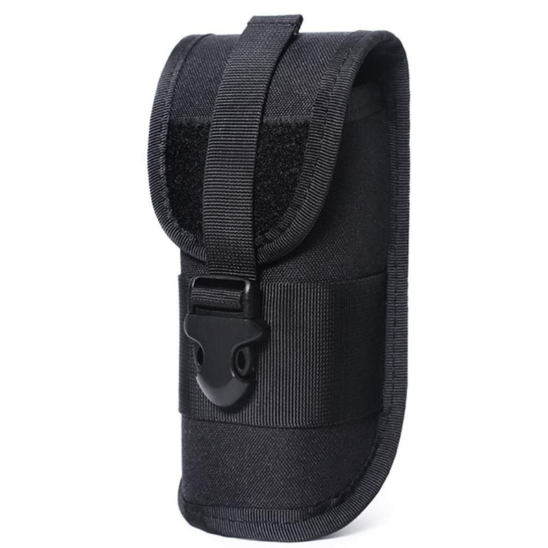ACEXIER MOLLE Glasses Pouch Outdoor Durable Tactical Pouch Sunglasses Case Army Style Flashlight Pouch with Buckle Black
