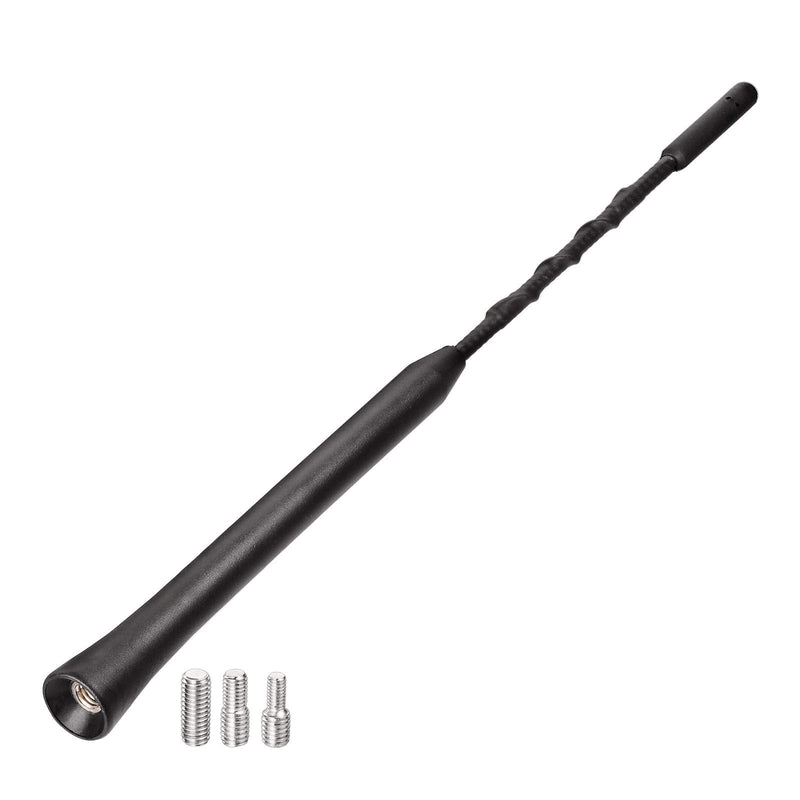 Bingfu Universal Vehicle Roof Mount Rubber Antenna Mast 10 inch Flexible Car Antenna Replacement Compatible with Toyota Honda Chevrolet Nissan Ford Jeep Subaru GMC