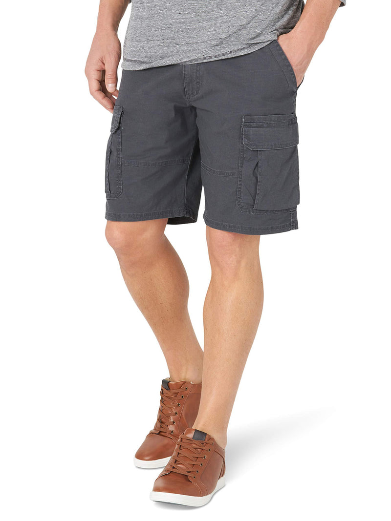 Wrangler Authentics Men's Classic Relaxed Fit Stretch Cargo Short 30 Anthracite