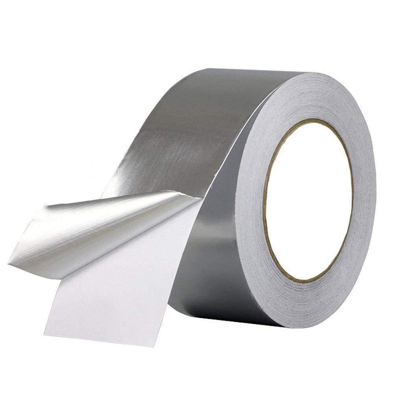 Westspark Aluminum foil Duct Tape, 2 inch Professional Grade Roll Silver Adhesive Sealing Tape for HVAC, Refrigerator, Freezer, Insulation, Patching Hot & Cold Air Ducts, Sealing, etc.