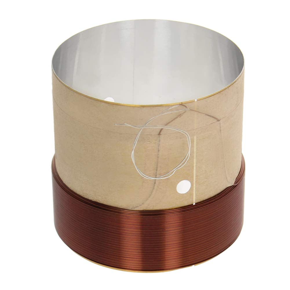 Fielect 49.5mm 1.95" Woofer Voice Coil 4 Layers Round Copper Wire for Bass Speaker Audio Repair 1Pcs