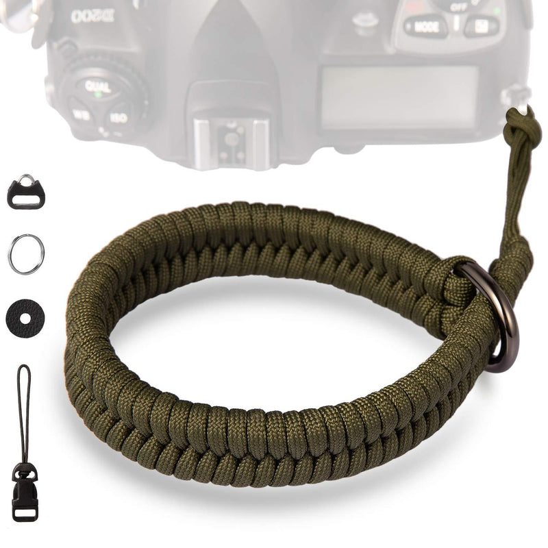 Camera Wrist Straps,Universal Camera Strap,Hand Strap for Camera-for DSLR Mirrorless Camera Green