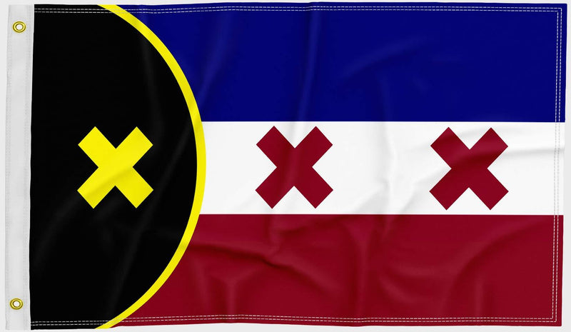 Lmanburg Flag Dream SMP Flag, L'manberg Flag 2x3 FT Double Stitched Polyester L'manburg Flag with 2 Gronment 2x3FT Standard