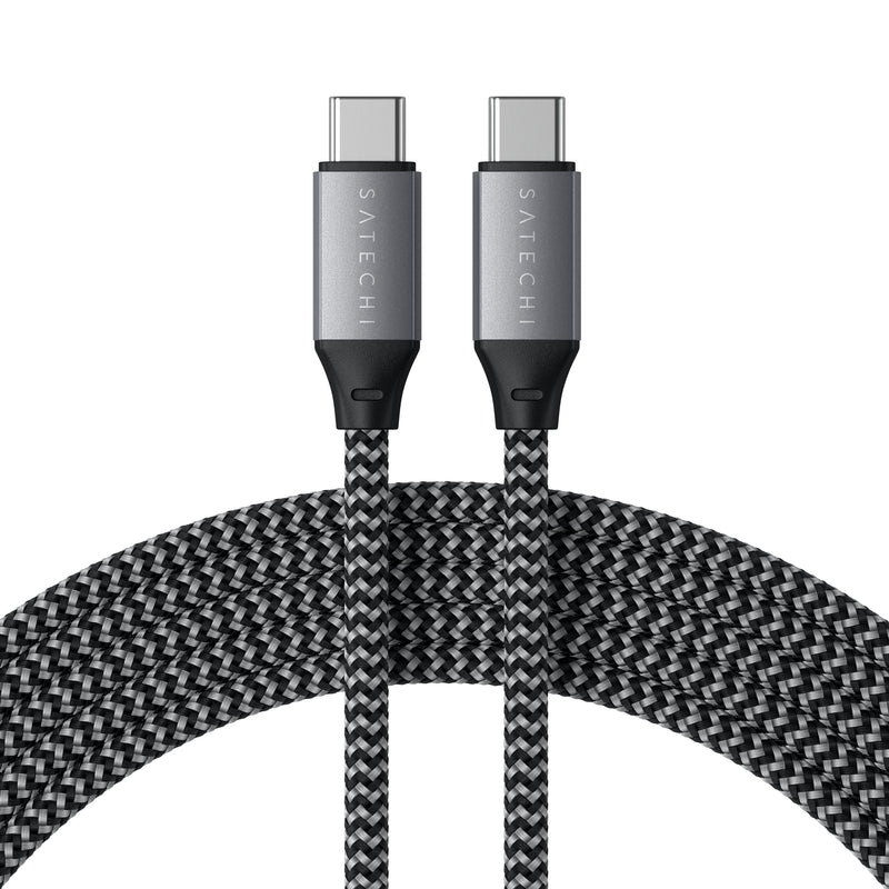 Satechi USB-C to USB-C 100W Charging Cable for USB Type-C Devices - 6.5 Feet (2 Meters) - Compatible with 2020/2019 MacBook Pro, 2020/2018 iPad Pro, 2020/2018 MacBook Air Updated