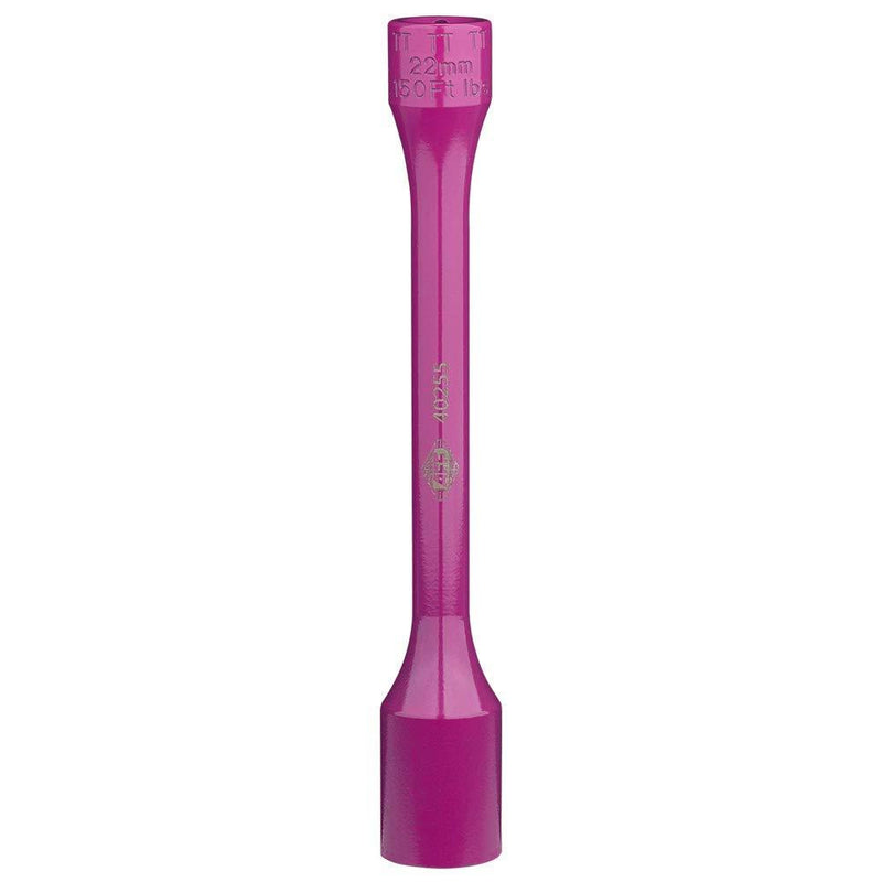 AFF Torque Limited Socket, 1/2" Drive, 22mm, 150 ft/lbs, Neon Pink, 40255