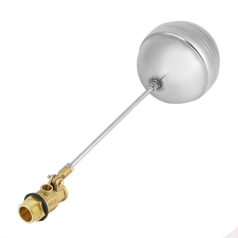 DN15 G1/2 Brass Male Thread Water Sensor Stainless Steel Float Ball Value GS06474 for Magnetic Level Switch Automatic Water Level Control