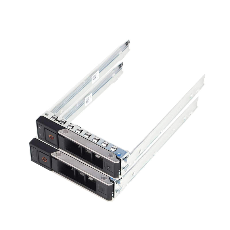 Pack-2 3.5 inch SAS SATA Hard Drive Caddy Compatible with Dell PowerEdge Servers - 14th Gen R440 R540 R640 R740 R740xd2 R6415 R7425 Hot Swap Bracket Tray X7K8W