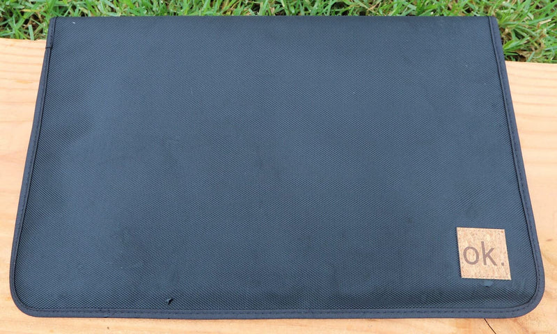 EMF blocking Laptop sleeve [ok.] portfolio made to Block radiation from laptop, phone 5G cellphones, faraday bag okbeanie