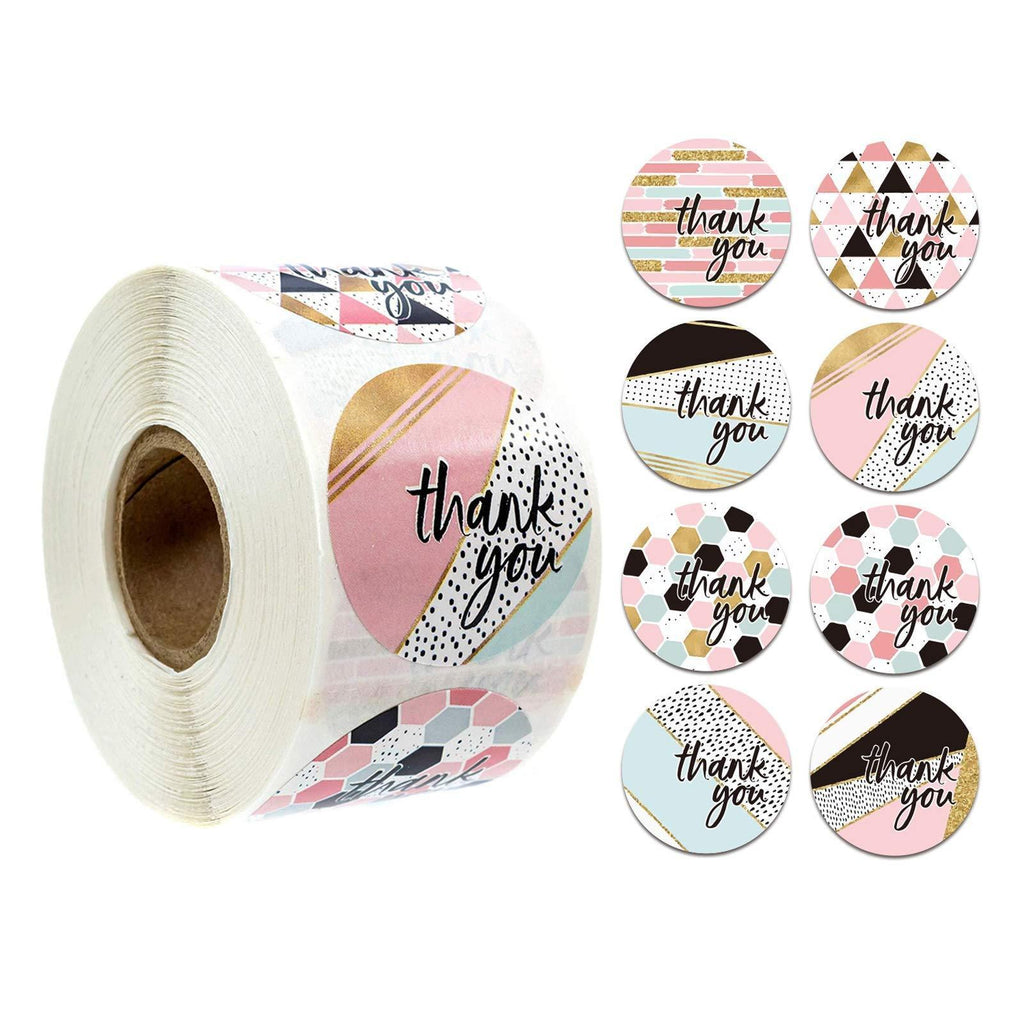 Thank You Stickers Roll, Thank You for Supporting My Small Business Stickers, 1 Inch Thank You Stickers Labels Roll,Online Retailers, Boutiques,Shops to Use on Bags,Boxes and Envelope,1000 Labels 1Inch 1000 Stickers