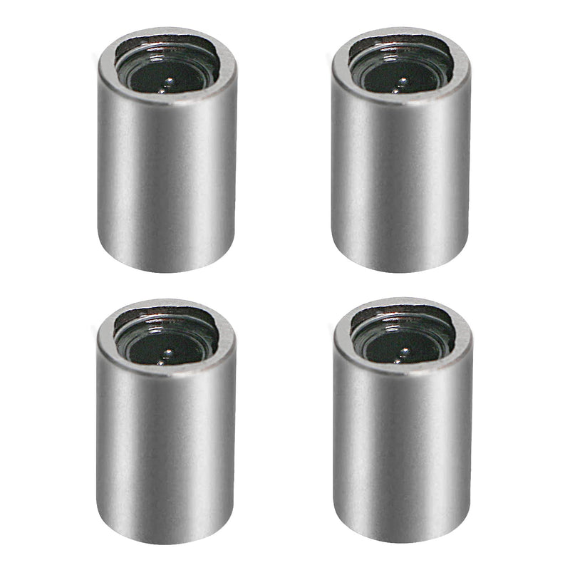 Aopin LM4UU Cylinder Linear Motion Ball Bearing, ID 4mm, OD 8mm Linear Ball Bearings Sae52100 Carbon Steel, 4 Rows of Steel Balls, Great for CNC, 3D Printer, Linear Rail Guide 4 PCS