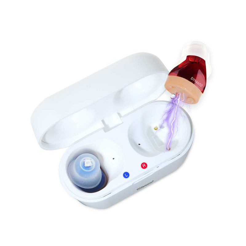 IncenSonic Rechargeable Hearing Amplifier for Seniors,Voice Enhancer and Audio Sound Amplifier,Fit Both Right and Left Ear