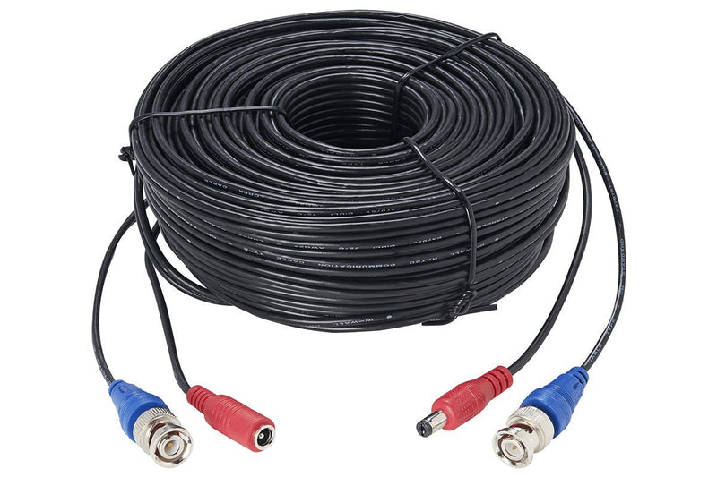 Lorex Premium 4K RG59/Power Accessory Cable, 60 Feet (18 m) | for Any Analog HD (CVI/TVI/AHD/MPX) Or Analog (CVBS) Security Camera