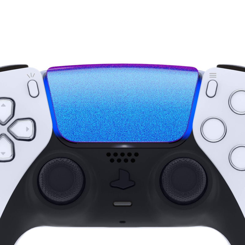 eXtremeRate Chameleon Purple Blue Replacement Touchpad Cover for PS5 Controller, Custom Part Touch Pad with Tool for PS5 Controller - Controller NOT Included