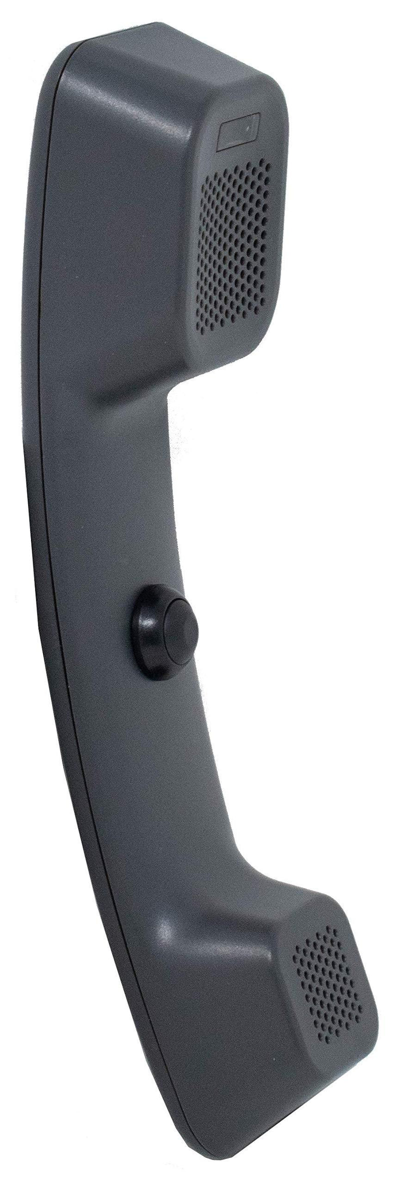 Push-to-Talk (PTT) Handset with Round Button Compatible with Cisco 7800 and 8800 Series Phones