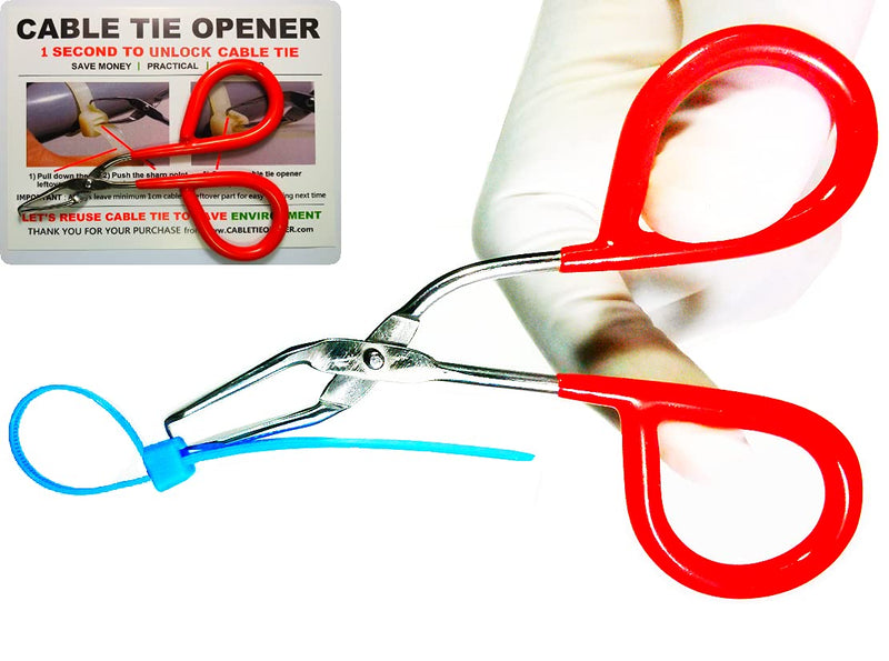 CABLE TIE OPENER | Only 1 SECOND To Unlock Cable Tie | Let's REUSE Zip Tie | Pocket-sized | Stainless Steel