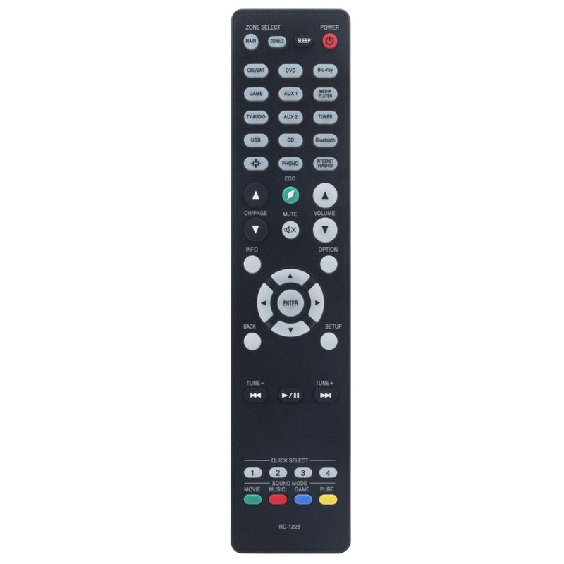 RC-1228 Replacement Remote Control fit for Denon AV Receiver AVR-X2300W AVR-X3300W AVR-X2400H AVR-X5200W AVR-S730H AVR-S930H AVR-X2200W AVR-X3400H AVR-X3200W AVR-S950H AVR-S920W AVR-S910W AVR-X1300W