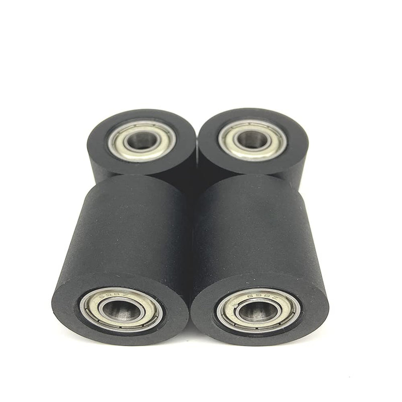 4 Mechanical Pulley Bearings,Chain Pulley,Tensioner Pulley Guide,Suitable for Street Bikes and Motorcycles (698zz-8mm-4packs) 698zz-8mm-4packs