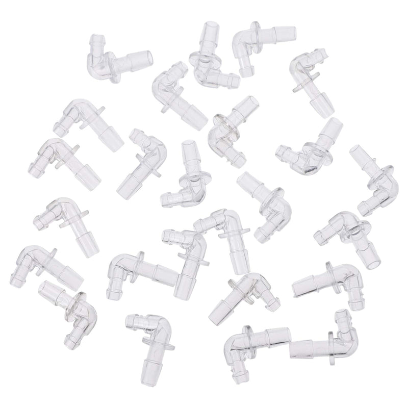 iplusmile 25pcs Hearing Aids Tube Connectors Acoustic Tube Earpiece Earmold Audio Earbud Ears Molds Parts Replacements