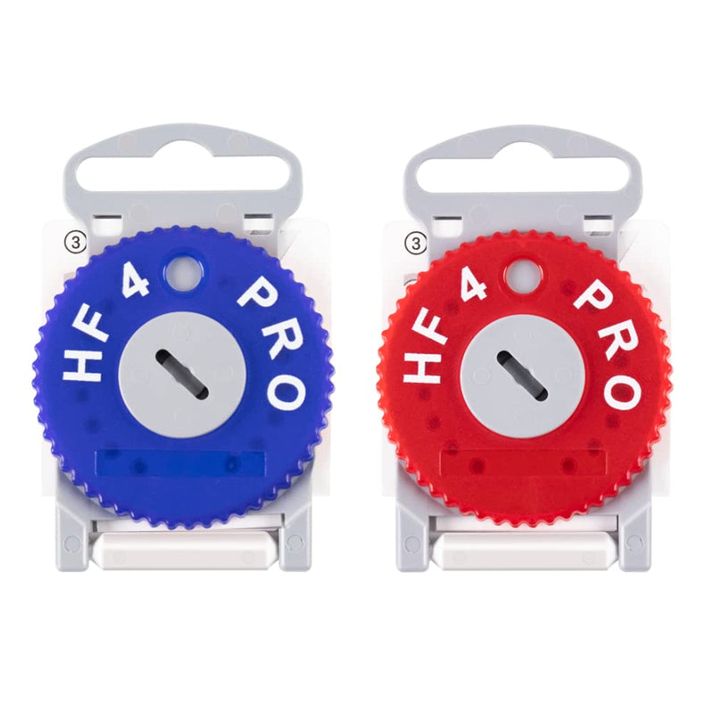 HF4 Pro Wax Guard Hearing Aids Wax Filters Earwax Traps Cerustop(Red&Blue) Red&blue