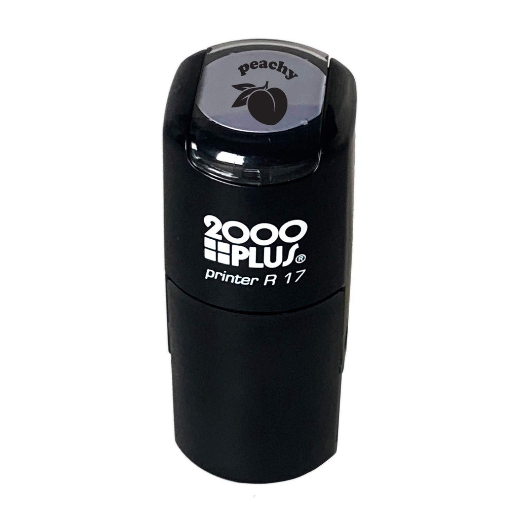 Peachy Stamp / 2000 Plus Self Inking Teacher Stamper/Black Imprint Planner & Worksheet Stamp